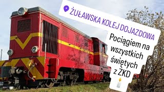 Pociągiem na Wszystkich Świętych 2024r z Żuławską Koleją Dojazdową [upl. by Maurili]