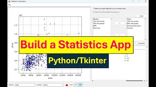 Create Your Own Statistics App PythonTkinter StepbyStep Tutorial [upl. by Eraste]