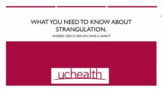 What You Need to Know About Strangulation [upl. by Graniela822]