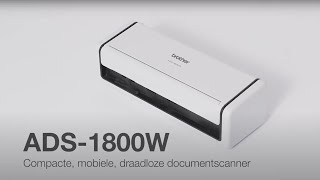 Brother ADS1800W  Desktop document scanner  overal scannen [upl. by Kreda215]