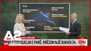 Zelenski kishte të drejtë Avioni luftarak F16 “shkërmoqi” rusin SUKHOI 34 Çfarë rakete përdori [upl. by Litton]