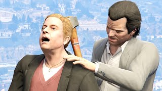 GTA V PC Michael Kills Lazlow Editor Rockstar Movie Cinematic Short Film [upl. by Reinhart]