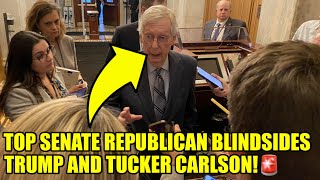 McConnell Drops Surprise BOMBSHELL On Trump amp Tucker Carlson [upl. by Dimond]