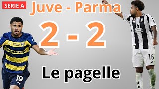 Juventus  Parma 2  2 LE PAGELLE [upl. by Nnyleimaj]