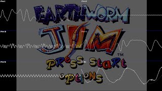 Earthworm Jim Mega DriveGenesis  Full Oscilloscope View [upl. by Cicily]