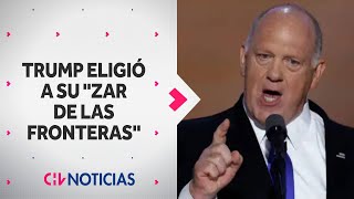 Trump eligió a Tom Homan como quotZAR DE LAS FRONTERASquot para su política de deportación de inmigrantes [upl. by Retsek]