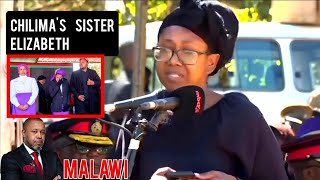 Malawi Chilimas sister calls for thorough investigations and consoles his widow Mary at his burial [upl. by Nnylarak]