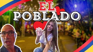 MEETING COLOMBIAN GIRL in POBLADO  PARK LLERAS in Medellin Colombia • 058 [upl. by Mungam]