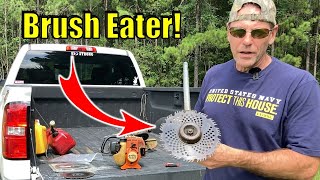 BEST Brush Cutter blade for your string trimmer  How to install brush cutter blade on weed eater [upl. by Anastasia]