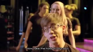 Glee  Footloose Full Performance with Lyrics [upl. by Cordle297]