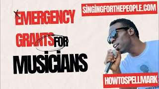 Emergencies grants for musicians live singing [upl. by Levana]