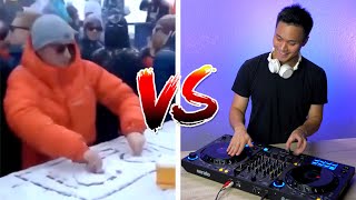 FAKE DJ VS PRO DJ  Exhibition Mix with the DDJFLX6 [upl. by Adirahs]