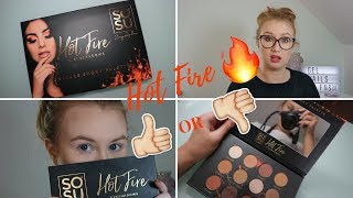 Hit or Miss SoSueMe Hot Fire Palette  Review amp Tutorial [upl. by Bernstein447]