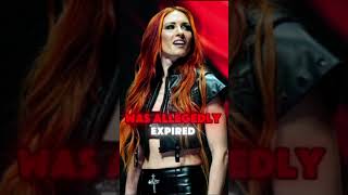 Becky lynch WWE Contract Status wwe wrestling wwesuperstar wwefan [upl. by Ahnavas]