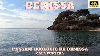 Secret beaches in Spain and stunning beauty of the Mediterranean coastline Benissa Costa Spain 4k [upl. by Aehtna]