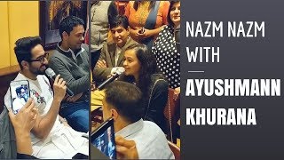 Nazm Nazm with Ayushman Khurana  Live Acoustic  ft Ayushman Khurana and Anumeha Bhasker [upl. by Lillywhite971]