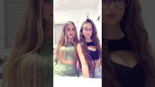 Una rubia y una morena haciendo el trend de Tiktok de la canción Adicto de Taini amp Anuel AA amp Ozuna [upl. by Kylynn68]