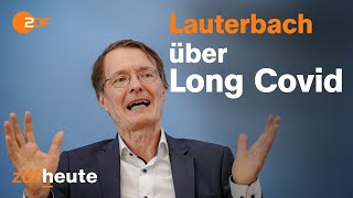 Live Pressekonferenz mit Lauterbach zu Long Covid [upl. by Lose944]