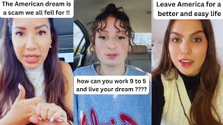 The American dream is dead and abroad  TikTok rants on cost of living and job market [upl. by Bonner]