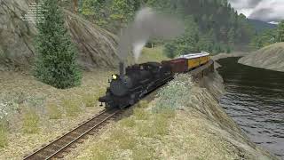 Train Simulator Classic Tacoma to Cascade Canyon [upl. by Enajaras]