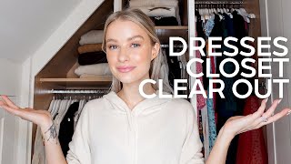 CLEAR OUT MY DRESSES JUMPSUITS amp PLAYSUITS COLLECTION WITH ME  INTHEFROW [upl. by Atiuqel676]