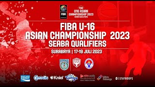 FIBA U16 ASIAN CHAMPIONSHIP 2023 SEABA QUALIFIERS [upl. by Nnaasil]