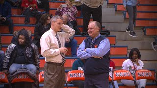 Metea Valley vs Naperville North Boys Basketball  012916 [upl. by Dloniger]