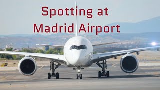 Aircraft Spotting at Madrid Barajas Airport [upl. by Moguel]