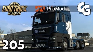 ETS2  Ep 205  MAN TGX Euro 6 by MADster 20  ETS2 ProMods 225 Gameplay [upl. by Dirgni]