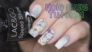 Holo Nails Tutorial [upl. by Elleiand]