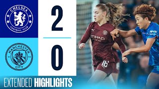 EXTENDED HIGHLIGHTS  CHELSEA 20 MAN CITY  City suffer defeat at Stamford Bridge  WSL [upl. by Eerihs]