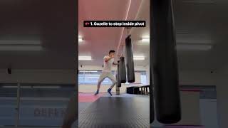 How To Gazelle Punch and exit boxing muaythai fitness karate vancouver [upl. by Adlez]