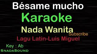 BESAME MUCHOLagu LatinKARAOKE NADA WANITA ​⁠ FemaleCewekPerempuanUcokkuYasir [upl. by Nnaylloh]