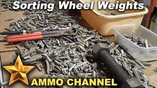 My OFFICIAL guide to sorting Wheel Weights for lead Bullet Casting  reloading lead cast bullets [upl. by Eirb853]