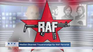 MedienSkandal Traueranzeige für RAFTerrorist [upl. by Silenay551]