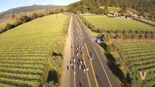 Napa Valley Marathon Aerial Highlights [upl. by Hyrup]