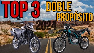 ยก TOP 3 MEJORES MOTOS DOBLE PROPร“SITO 2024 [upl. by Eelinnej]