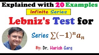 Leibnizs Test  Alternating Series Test for alternating series with Examples [upl. by Liagiba351]