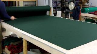 Cutting pool table feltMOV [upl. by Tsnre]