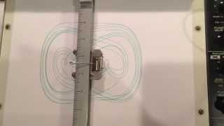 Forced Duffing oscillator with damping simulated on an analog computer [upl. by Feledy]