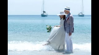 MOST ROMANTIC WEDDING IN SKOPELOS  DANA amp DAN [upl. by Eillit]