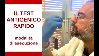 Il Test Antigenico Rapido Modalità di esecuzione passo dopo passo [upl. by Ayekin812]