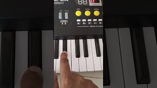 Calm down song piano tune  keyboard learning  pherinjatm music shorts [upl. by Jabon]