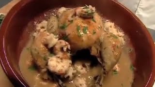 RECETA DE POLLO CON GAMBAS  COCINA ANDALUSI [upl. by Lotsirb750]