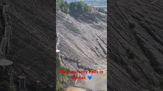 Montmorency Falls in Quebec 💙🇨🇦shortvideo montmorency Quebec [upl. by Major]