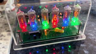 Nixie LC531 Dolam nixie tubes clock [upl. by Fiore]