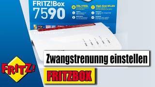 FritzBox 7590 Zwangstrennung einstellen  deaktivieren ✅ Tutorial 2024 [upl. by Valentia]