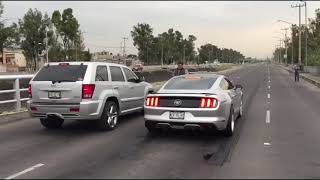 Cherokee SRT8 Turbo  Nitro vs Mustang KB  nitro [upl. by Guinna]