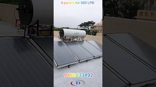 VGuard 1000 LPD FPC Solar Water Heater [upl. by Ahsemak936]