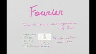 Série de Fourier  exemplo série trigonométrica [upl. by Ydwor529]